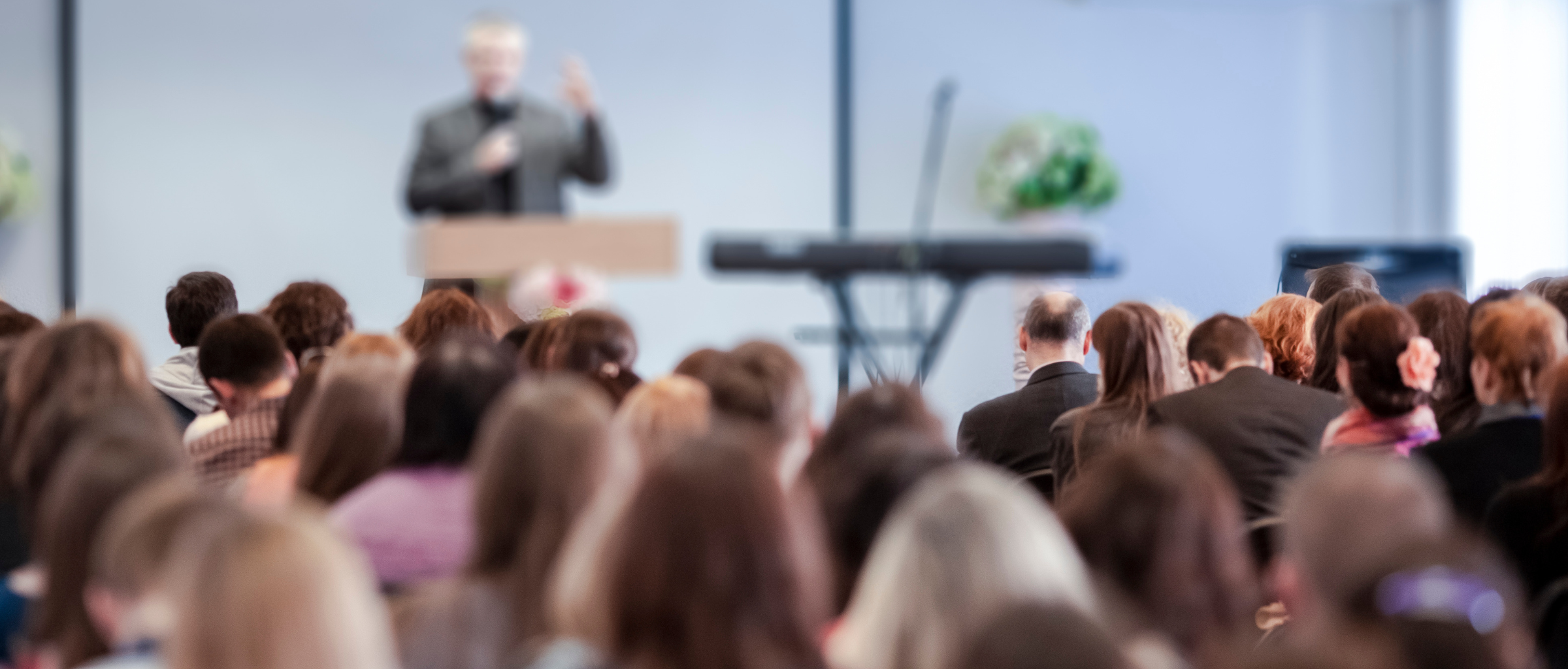 Person speaking to a group